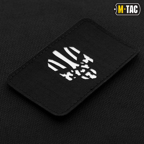 M-Tac Patch Punisher Horizontal Laser Cut in Black/Grey, alternate view 2