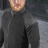 M-Tac Fleece Combat Jacket in Black, alternate view 20