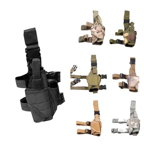 Tactical Drop Leg Holster for Secure and Convenient Firearm Carry in Black