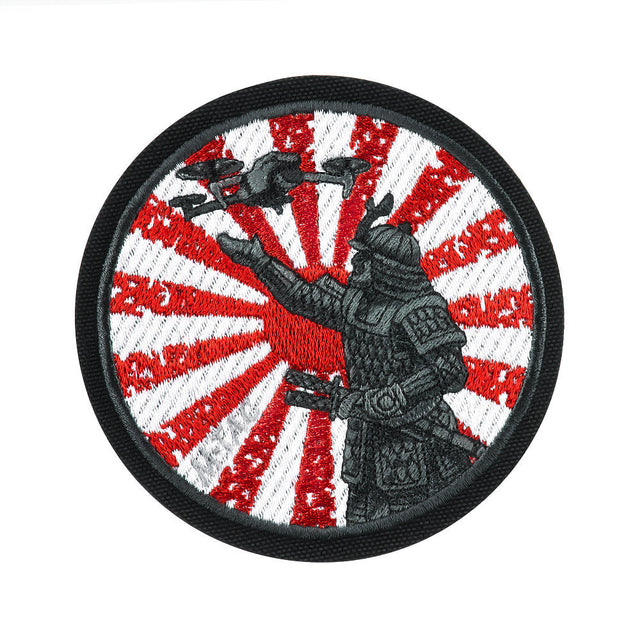 M-Tac Patch Samurai’s Path Embroidery in White/Red