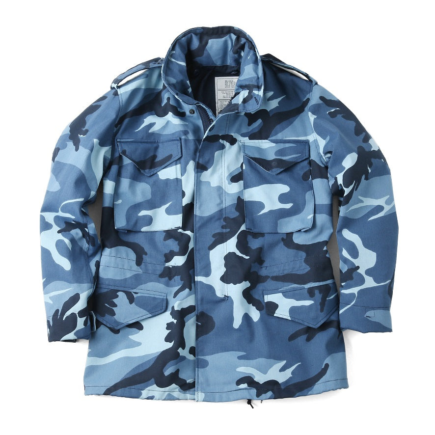 Cotton M-65 Water-Repellent Field Jacket in Midnight, alternate view 2