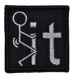 Fuck It - 2x2 Patch in Black