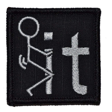 Fuck It - 2x2 Patch in Black