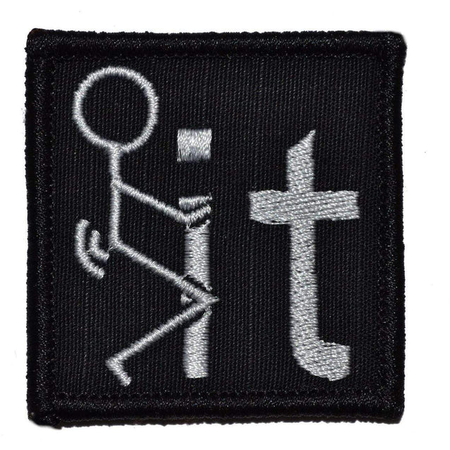 Fuck It - 2x2 Patch in Black