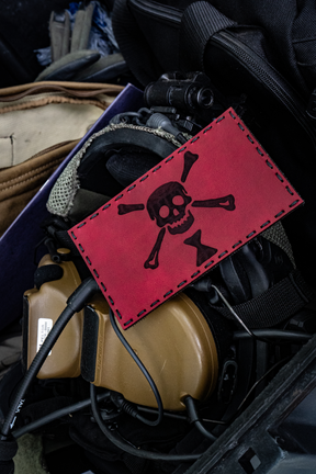 Emanuel Wynn Flag Leather Patch – 5x3"