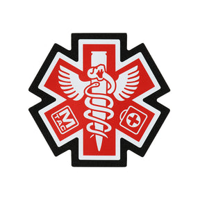 M-Tac Paramedic Printed Patch in Red