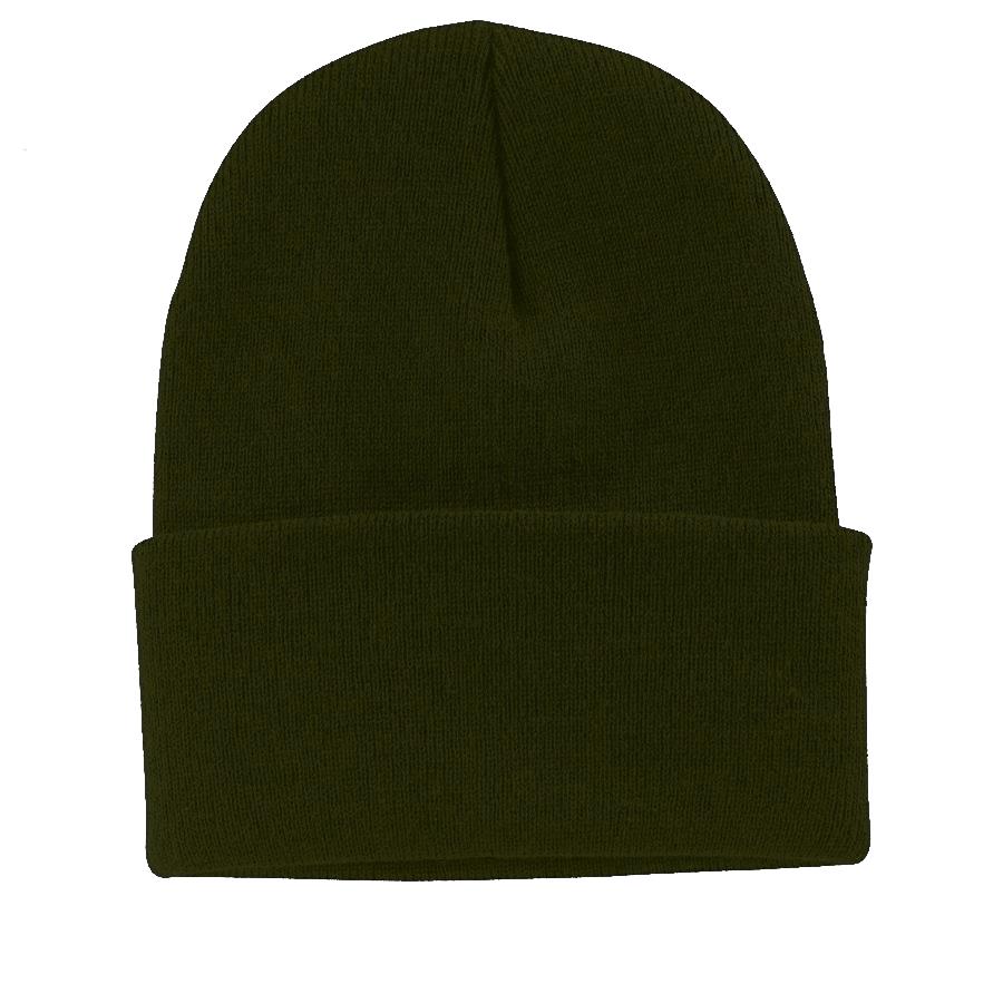Fine Knit Watch Cap in Black, alternate view 2