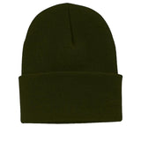 Fine Knit Watch Cap in Black, alternate view 2