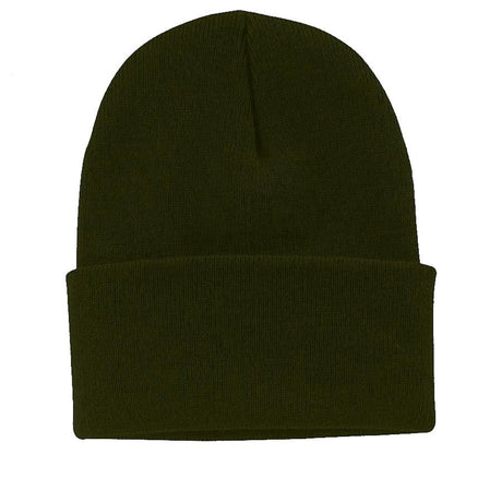 Fine Knit Watch Cap in Black, alternate view 2
