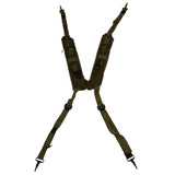 GI Style H-Style Suspenders in OD, alternate view 2