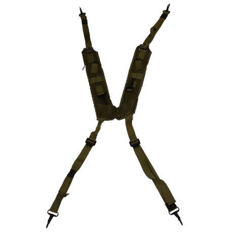 GI Style H-Style Suspenders in OD, alternate view 2