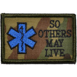 Tactical Gear Junkie EMS So Others May Live 2x3 Patch in MultiCam, alternate view 6