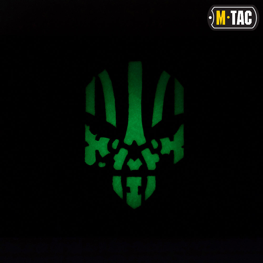 M-Tac Patch Punisher Horizontal Laser Cut in Black/Red, alternate view 3
