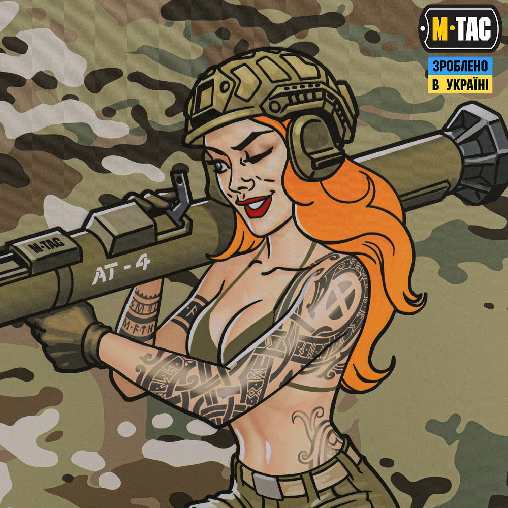 M-Tac Banner Tactical Girl AT-4 35.4 x 51.2 inches, alternate view 5