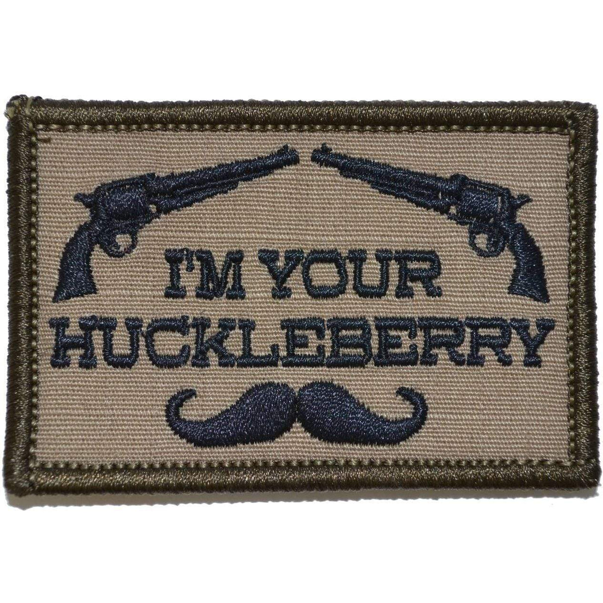 I'm Your Huckleberry - 2x3 Patch in Olive Drab, alternate view 5