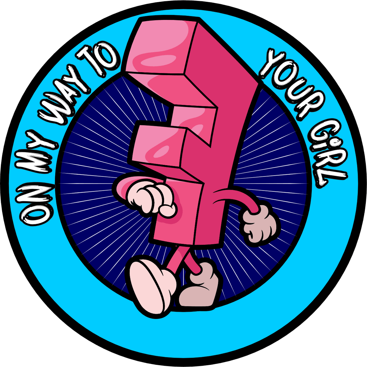 Tactical Gear Junkie On My Way to F Your Girl Sticker