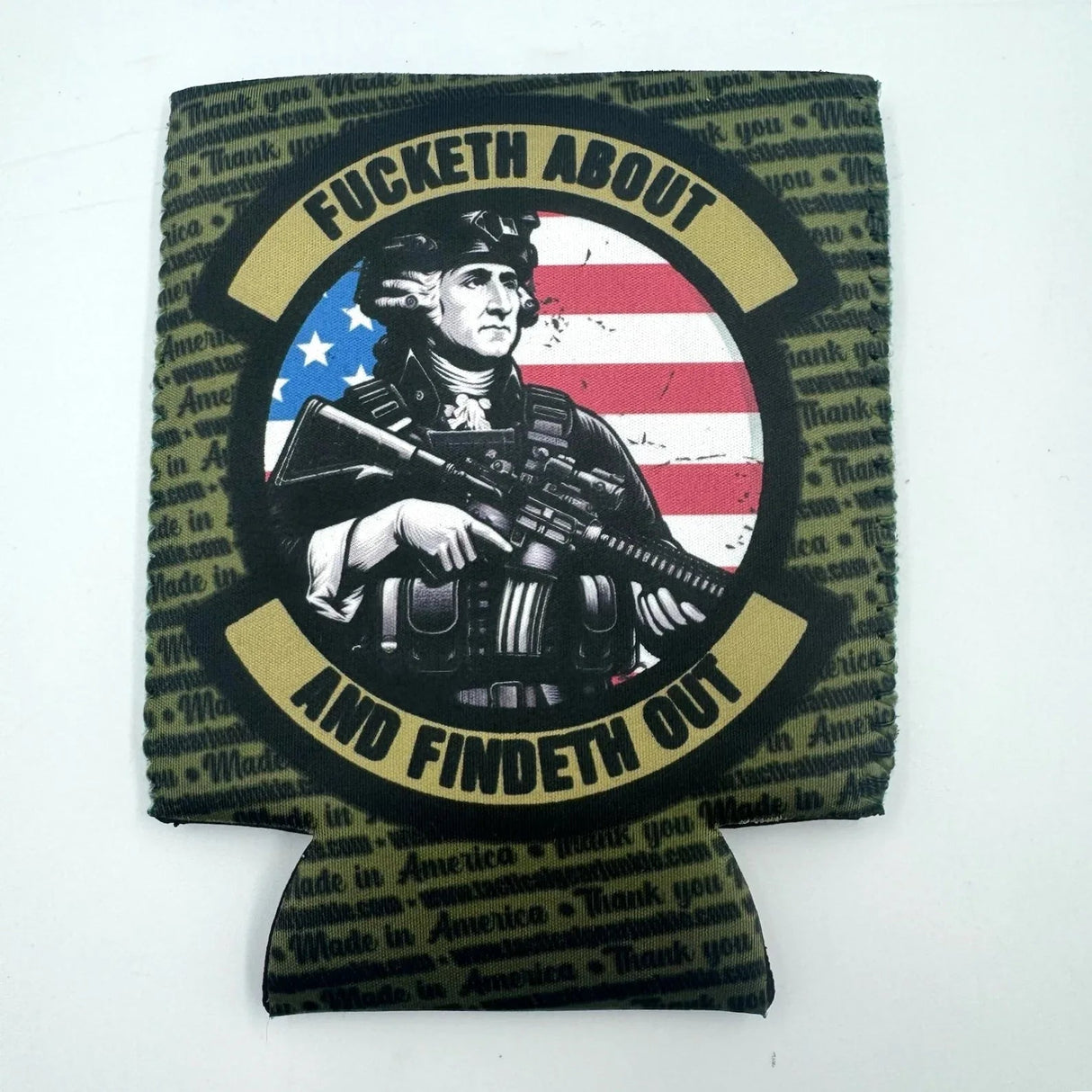 TGJ Neoprene Tacti-Cooler - Fucketh About and Findeth Out, alternate view 2