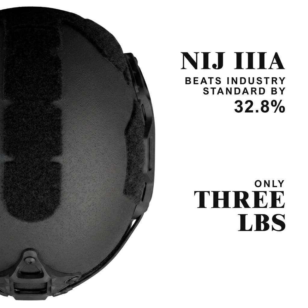 ATE® GEN2 Ballistisk Hjälm | NIJ IIIA Högskuren – Hard Head Veterans