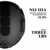 ATE® GEN2 Ballistisk Hjälm | NIJ IIIA Högskuren – Hard Head Veterans