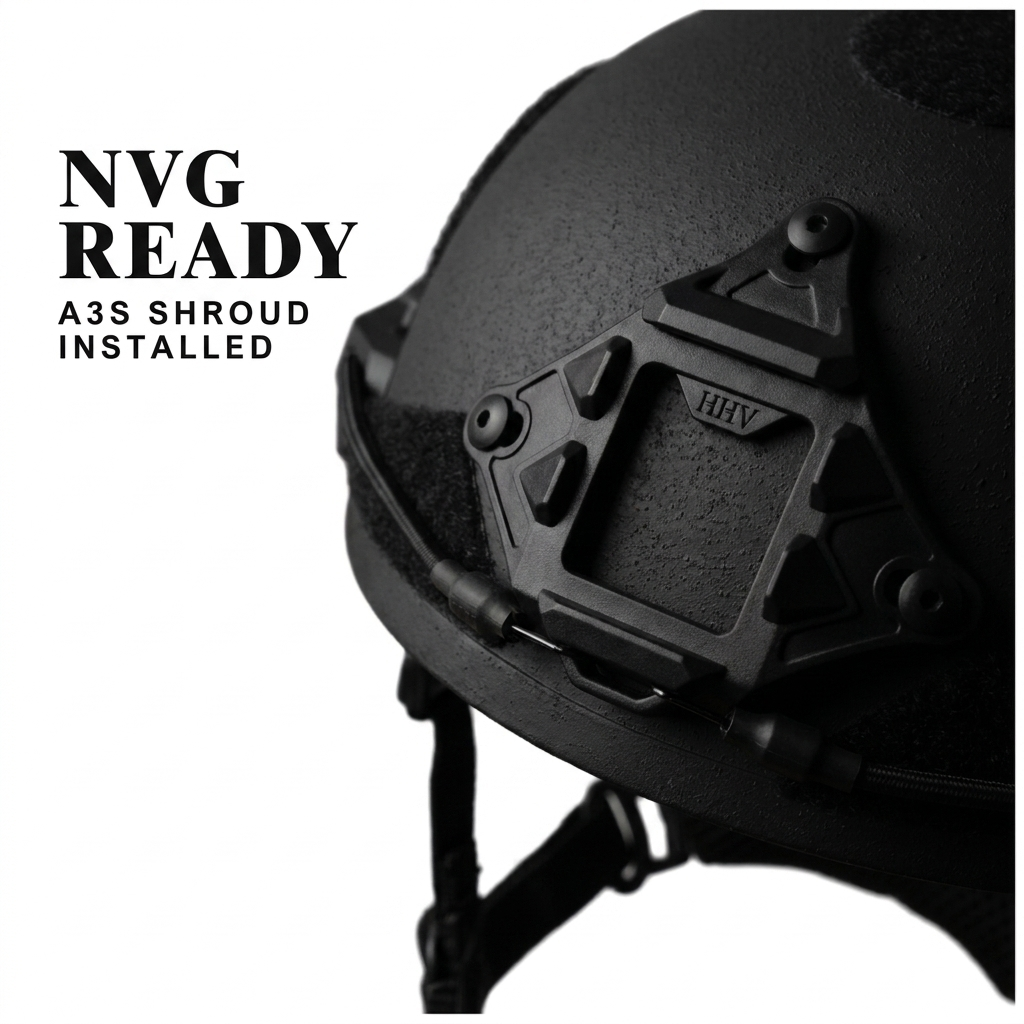 ATE® GEN2 Ballistisk Hjälm | NIJ IIIA Högskuren – Hard Head Veterans