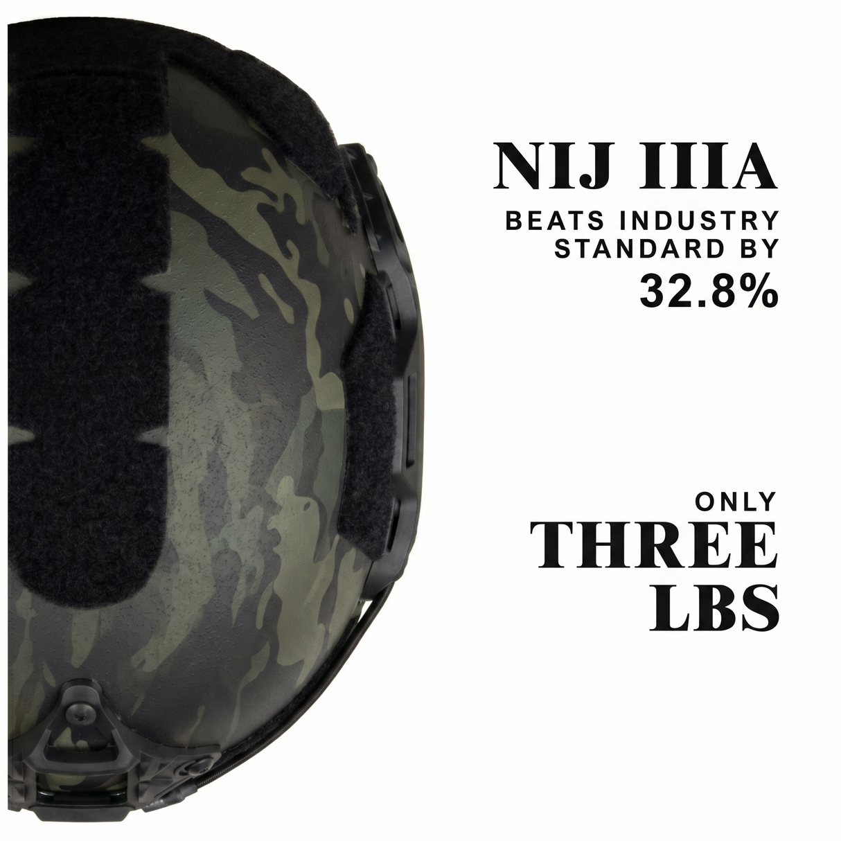 ATE® GEN2 Ballistisk Hjälm | NIJ IIIA Högskuren – Hard Head Veterans