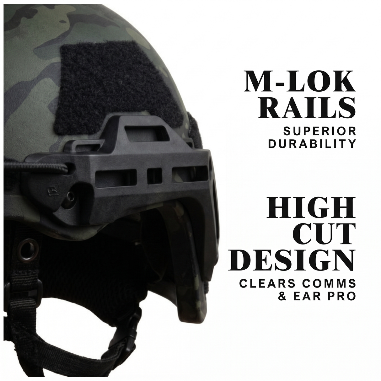 ATE® GEN2 Ballistisk Hjälm | NIJ IIIA Högskuren – Hard Head Veterans
