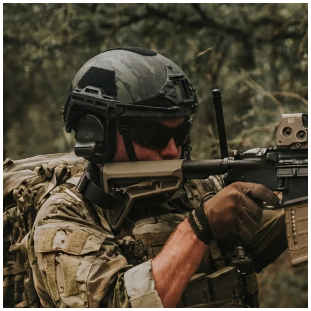 ATE® GEN2 Ballistisk Hjälm | NIJ IIIA Högskuren – Hard Head Veterans