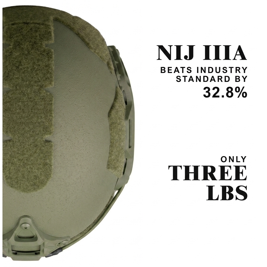 ATE® GEN2 Ballistisk Hjälm | NIJ IIIA Högskuren – Hard Head Veterans