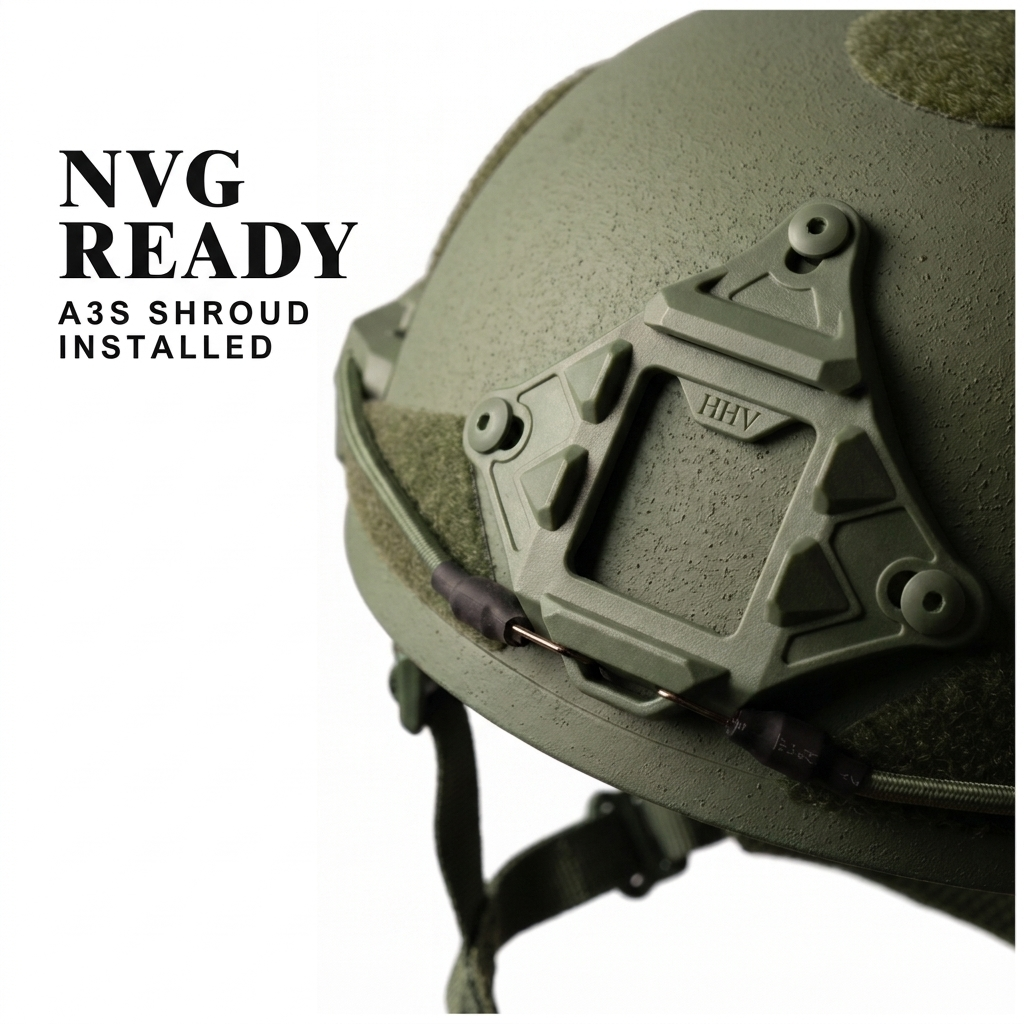 ATE® GEN2 Ballistisk Hjälm | NIJ IIIA Högskuren – Hard Head Veterans