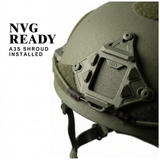 ATE® GEN2 Ballistisk Hjälm | NIJ IIIA Högskuren – Hard Head Veterans