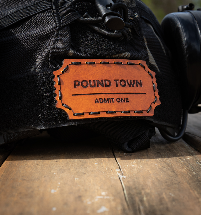 Pound Town Leather Patch - HR Tactical Innovations