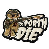 Patch Panel Go Forth and Die PVC Patch alternate view 3