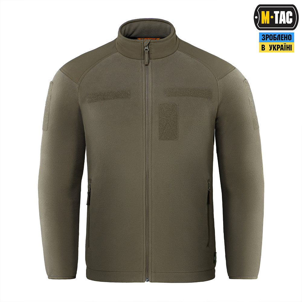 M-Tac Fleece Combat Jacket in Black, alternate view 23