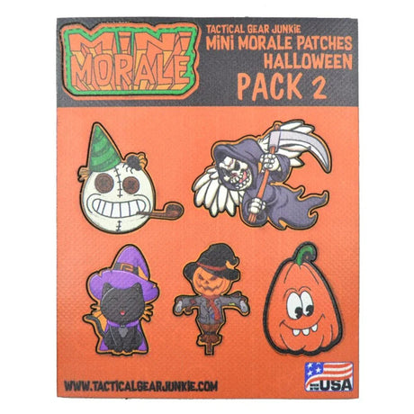 Tactical Gear Junkie Mini Morale Halloween Patch Pack 2