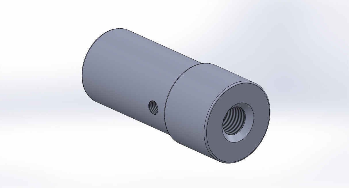Hammer7 Straight - Center NPT with QD - RAW — alternate view 2
