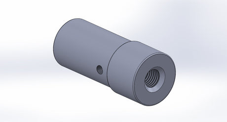 Hammer7 Straight - Center NPT with QD - RAW — alternate view 2