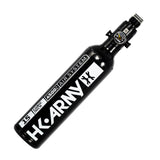 HK Army 15ci 4500 PSI aluminum HPA tank in black with regulator