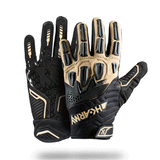 HK Army Hardline armored full-finger paintball gloves in Tactical tan