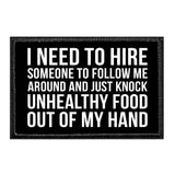 Knock Unhealthy Food Out of My Hand Removable Patch