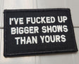 Tactical Gear Junkie Bigger Shows Than Yours 2x3 Patch