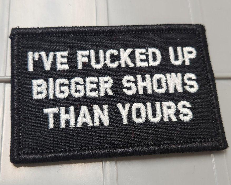 Tactical Gear Junkie Bigger Shows Than Yours 2x3 Patch