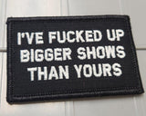 Tactical Gear Junkie Bigger Shows Than Yours 2x3 Patch