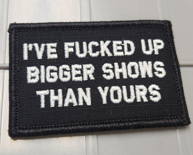 Tactical Gear Junkie Bigger Shows Than Yours 2x3 Patch