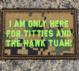 Tactical Gear Junkie Hawk Tuah 2x3 Patch - MARPAT Woodland/Neon Green