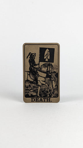 Leather Death Card Patch