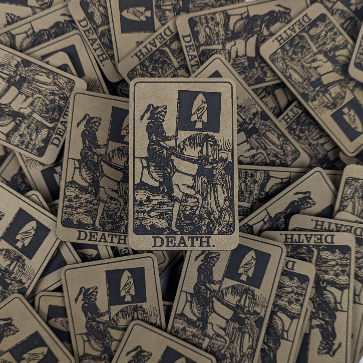 Leather Death Card Patch, alternate view 4