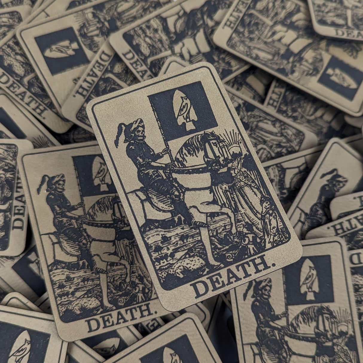 Leather Death Card Patch, alternate view 3