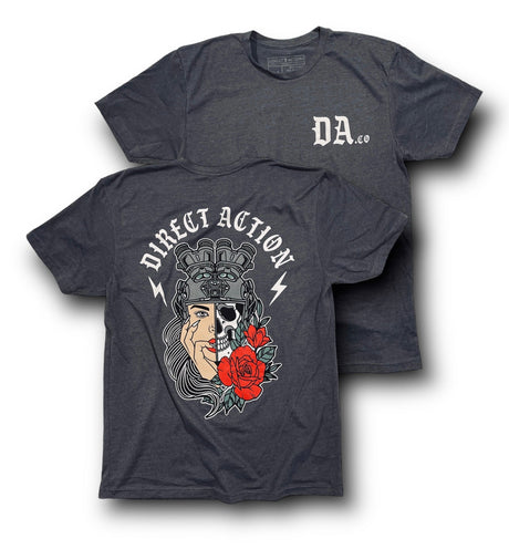 DA Death Comes Graphic Tee Heather Metal, alternate view 2