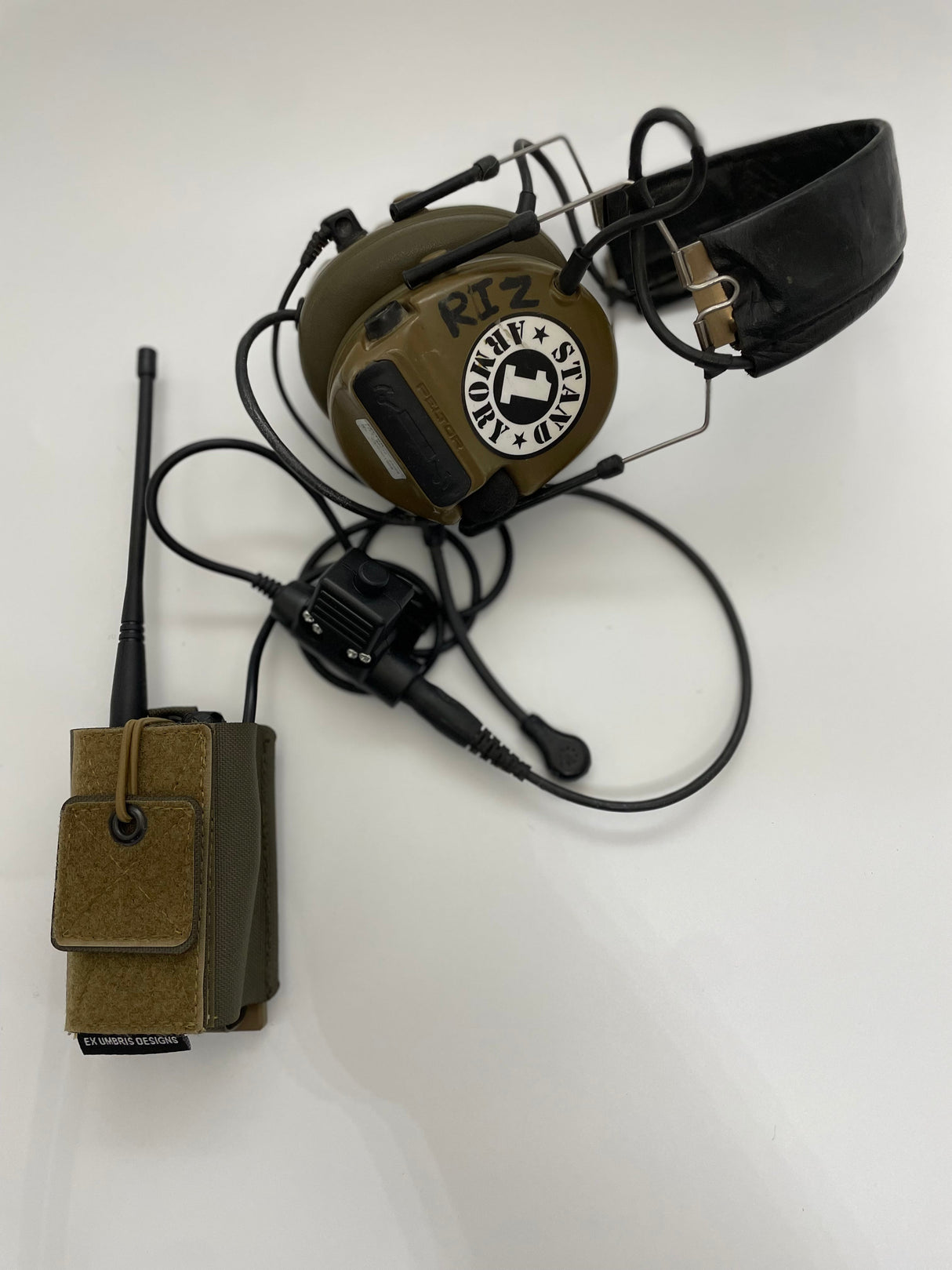 Adjustable Radio Pouch in Multicam Black, alternate view 5