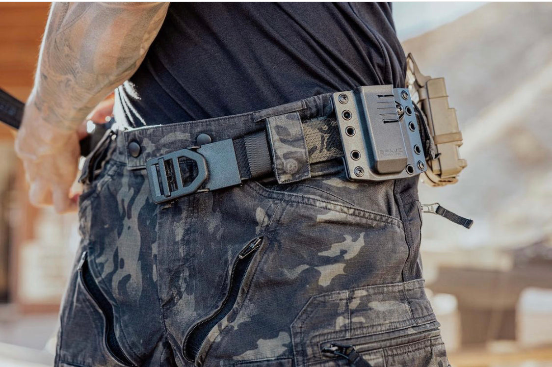 KORE Tactical X5 Reinforced Gun Belt in Ranger Green, alternate view 3